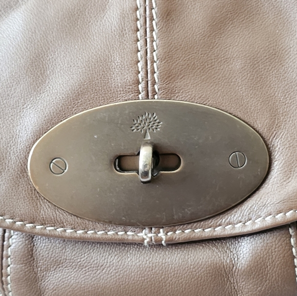 MULBERRY ARALINE Hobo Shoulder Handbag Big TASSELS - Picture 9 of 16